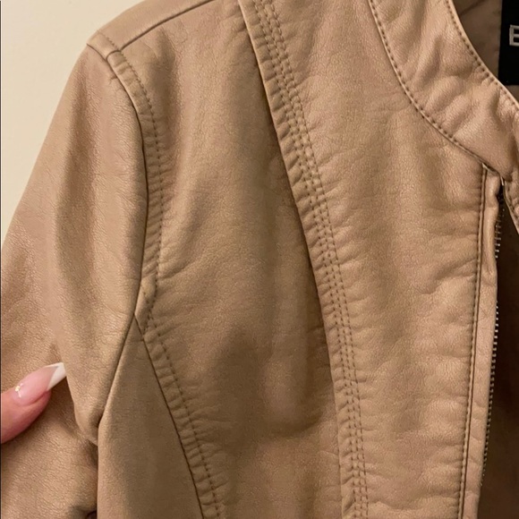 Tan Leather Jacket - Picture 2 of 6
